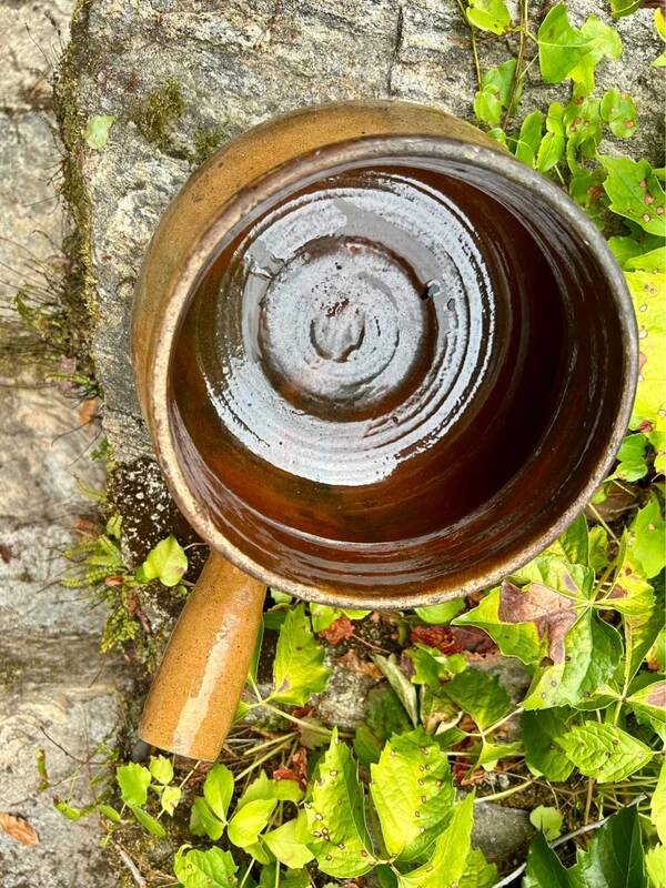 Toupin/Terracotta vase