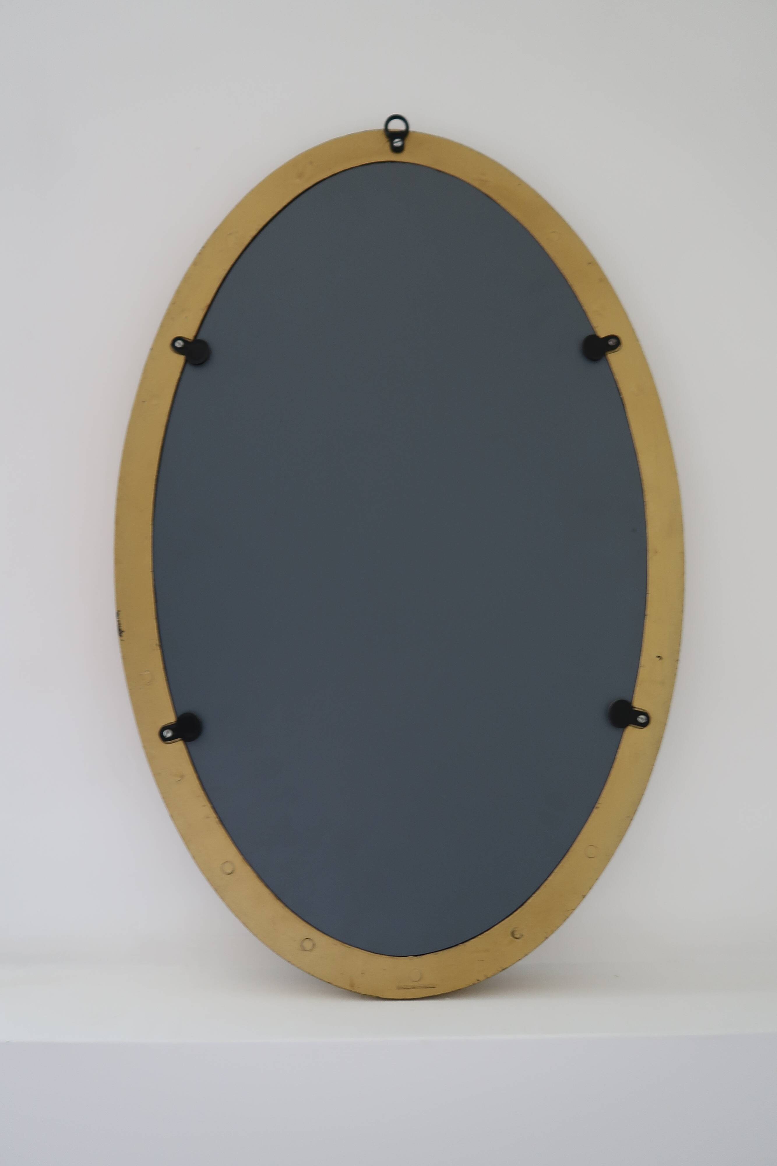 Mirror oval made in France 41x64cm