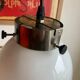 Suspension vintage en verre opalin soufflé – style Murano