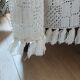 Antique crochet bedspread/plaid