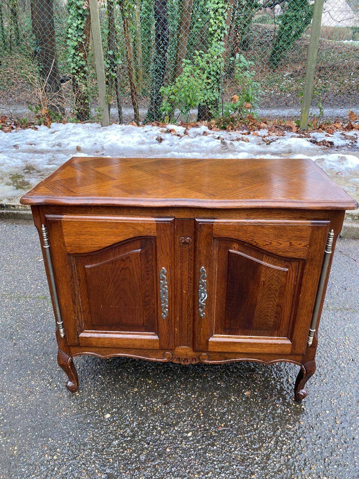 Louis XX buffet in solid wood from the 20th century