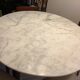 Table Haute Marbre Carrara + 5 Tabourets "Neoz" par Philippe Starck /Draide