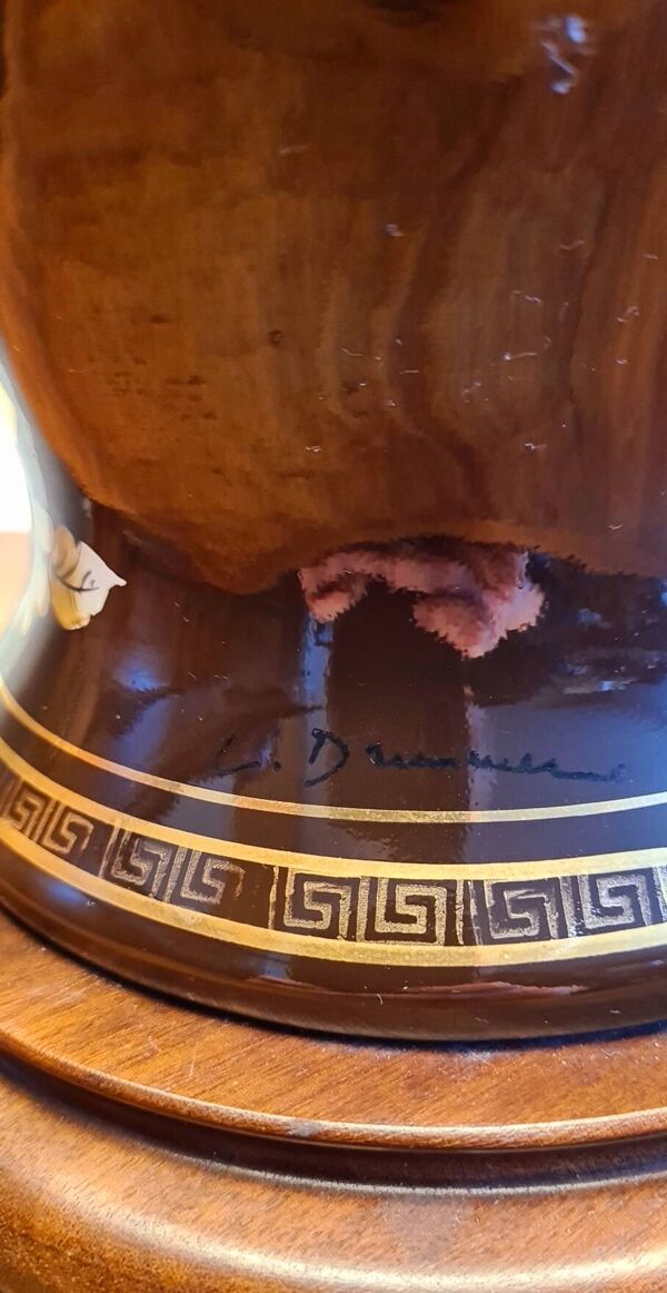 Très grande lampe Louis Drimmer