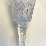 6 verres à eau en cristal taillé