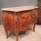 Louis XV style marquetry chest of drawers