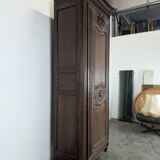 Carved bonnetière from the Pays de Bray from the 19th century.