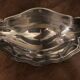 Silver metal sauceboat