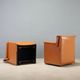 Vintage B&B armchairs Laurianetta design by Afra and Tobia Scarpa from the 1980s.