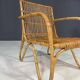 Art Deco rattan seating set, Central Europe, 1930s–1940s