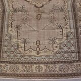 Brown Handmade Tribal Oushak Rug sku2333