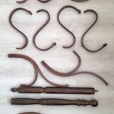 Wooden parrot coat rack