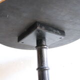 Gueridon in marble and wood