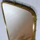 Brass wall mirror by "Münchener Zierspiegel", Germany
