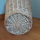 Braided wicker pot cover paper basket