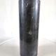 Cylindrical vase roll in black Carrara marble