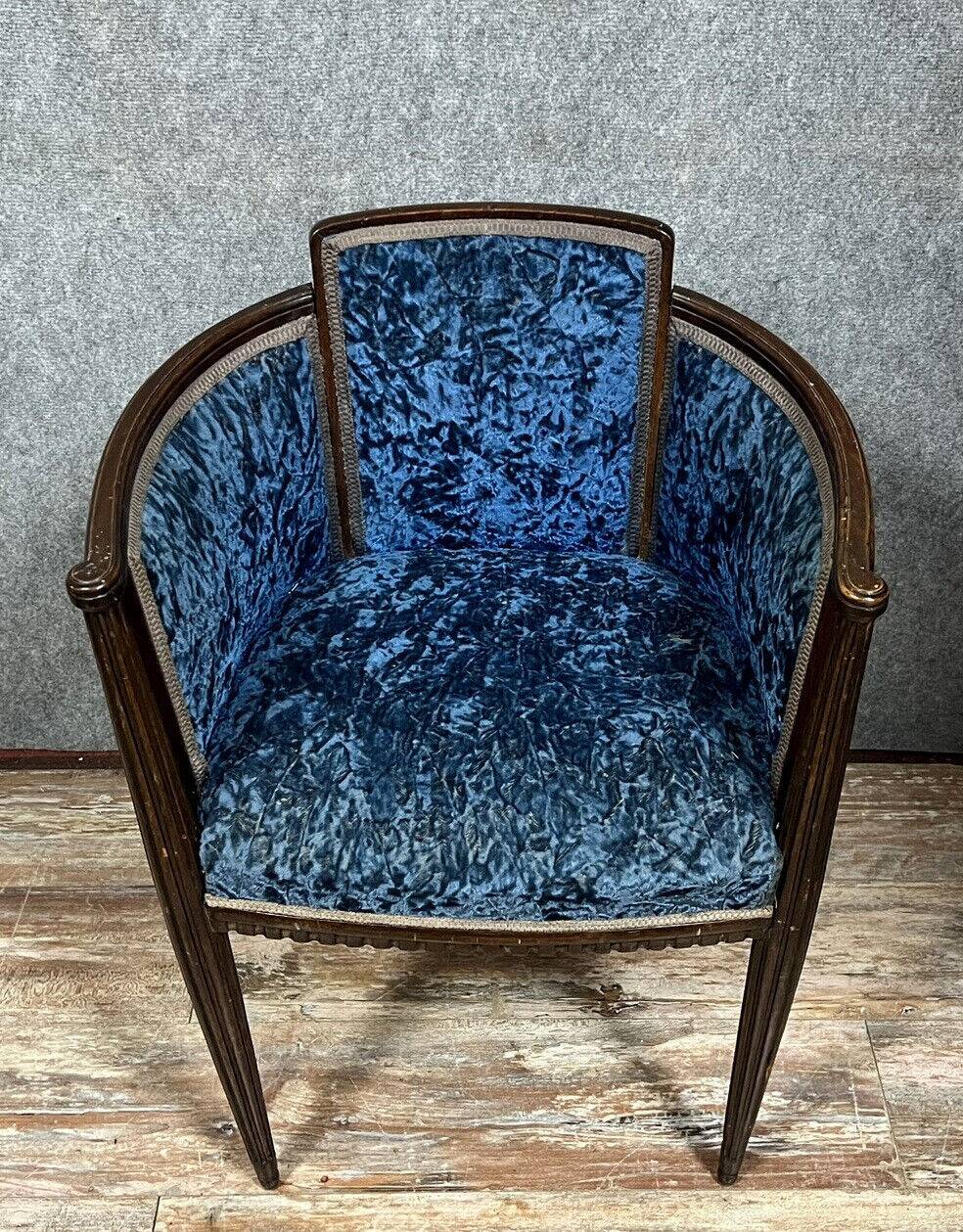 fauteuil de bureau époque Art Déco vers 1920