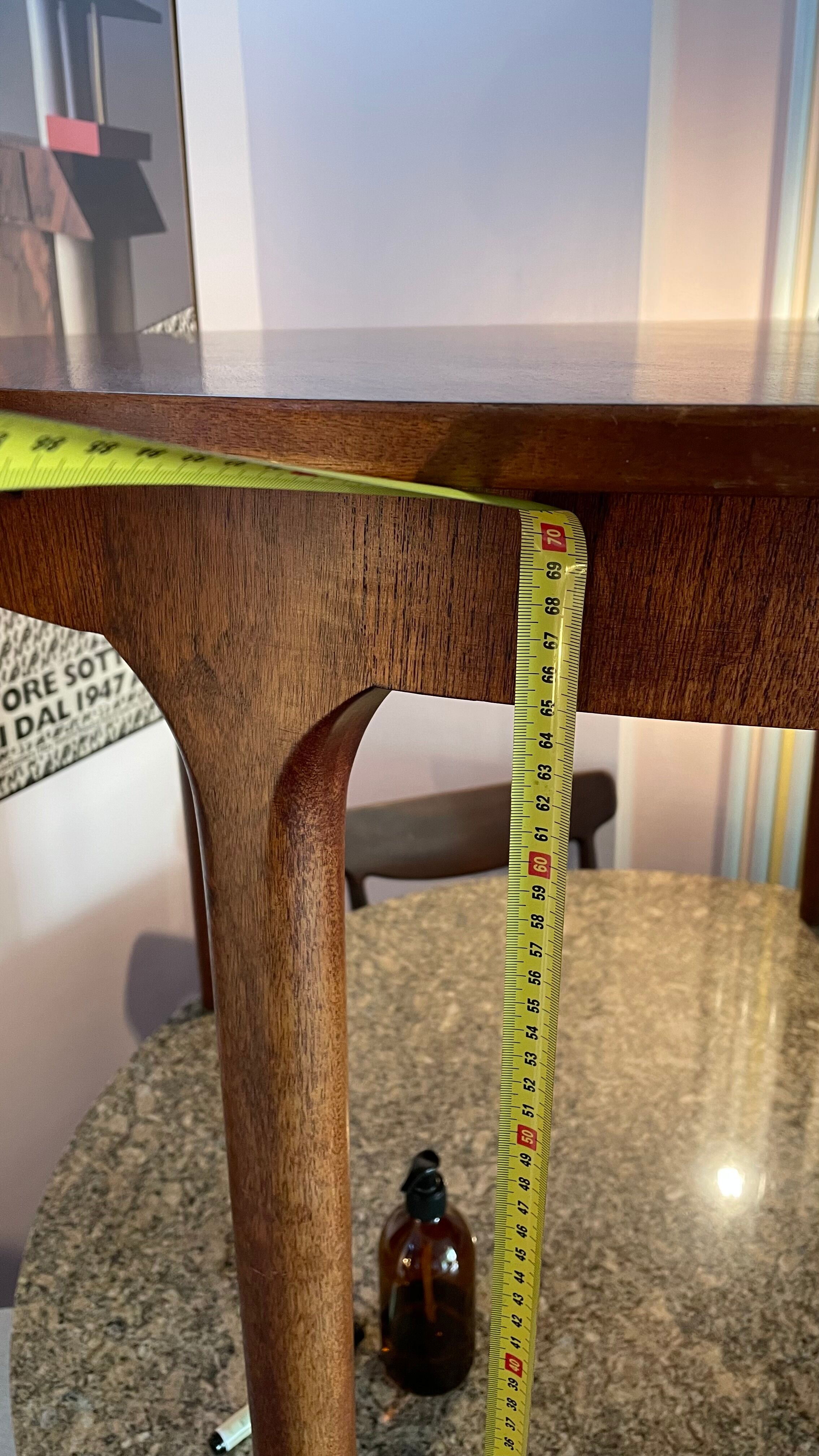 Round Extendable Dining Table McIntosh Edition 1960s Rosewood