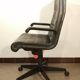 Vintage black leather office chair by Richard Sapper for Knoll 1979