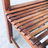 Dutch Modernist Carved Oak Side Chair, 1920s