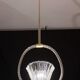 Ercole Barovier Art Deco Chandelier, "Bullicante" Glass Murano, 1940