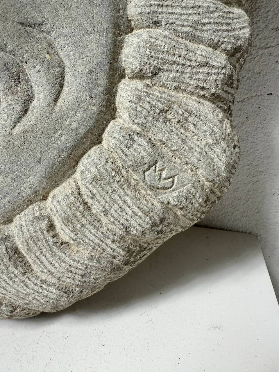 Stone sculpture 1950 face