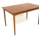 Scandinavian teak dining table, Sweden, 1960s