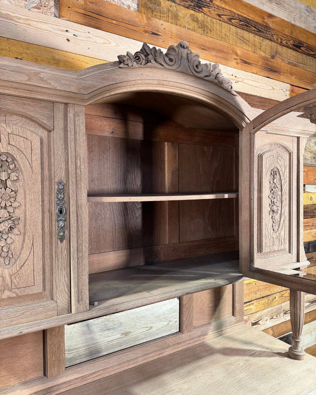 Antique oak sideboard