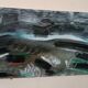 abstract oil painting on canvas by Simone Ciani, 80x50 cm