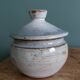 Ceramic pot, signed Atch, Chantal and Thierry Robert