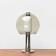 Floor lamp or globe table lamp in chrome and glass, mid-century space, 1960s.