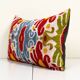Coussin en velours İkat