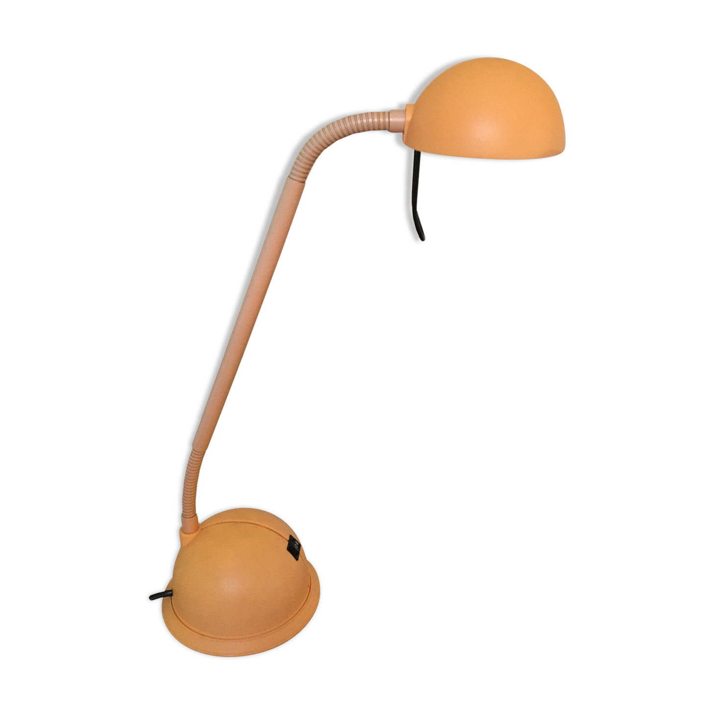 Vintage orange desk lamp
