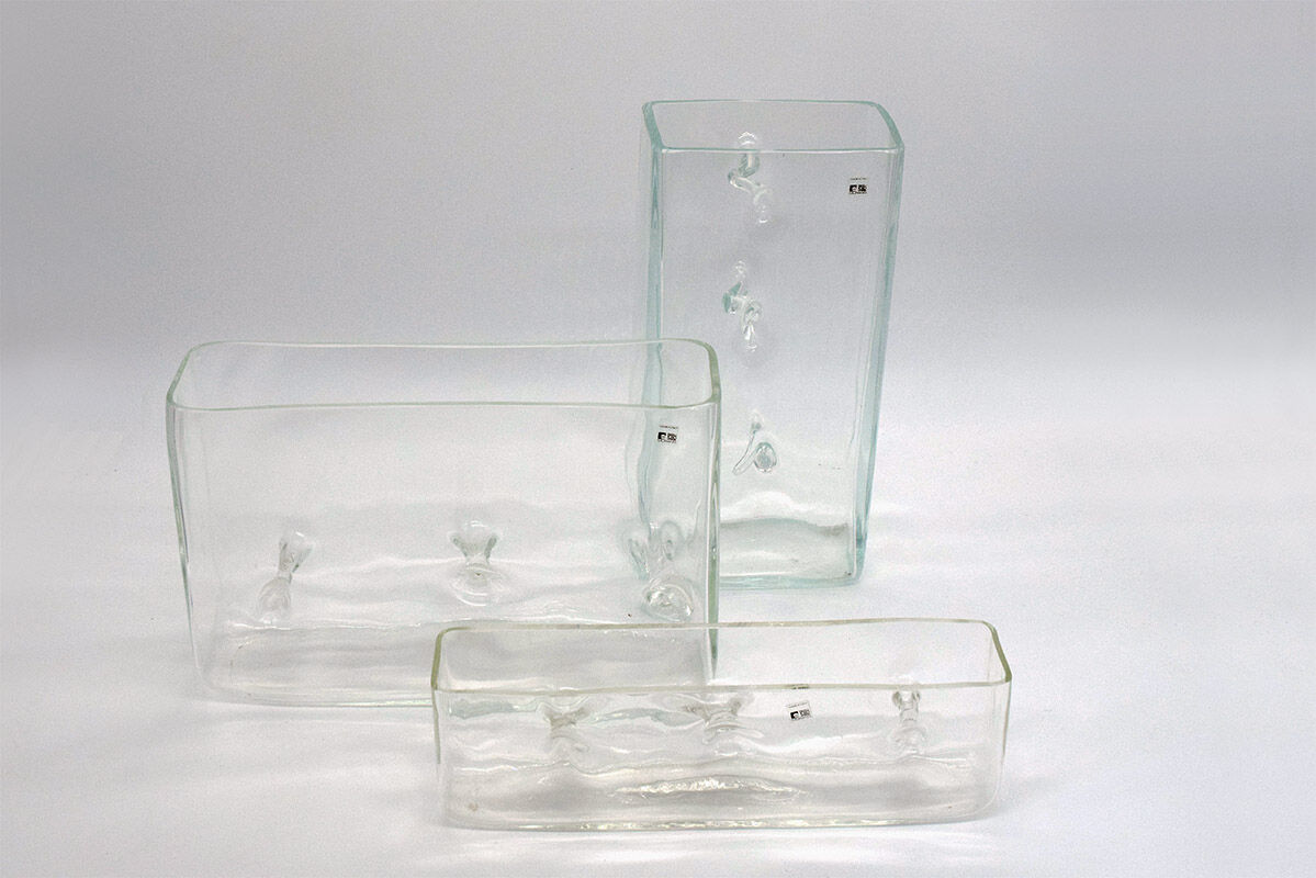 Murano Repetaj Vases by Renato Toso for Fratelli Toso, 1968, Set of 3