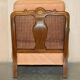 Three-piece bergère set in walnut, Chinoiserie style, from the 1920s, in need of restoration.