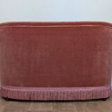 Toad sofa in old pink velvet