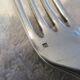 12 silver-plated table forks by Christofle Rubans