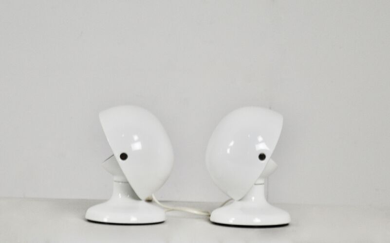 Table lamps Jucker 147 by Tobia and Afra Scarpa for Flos, 1960s lot of 2
