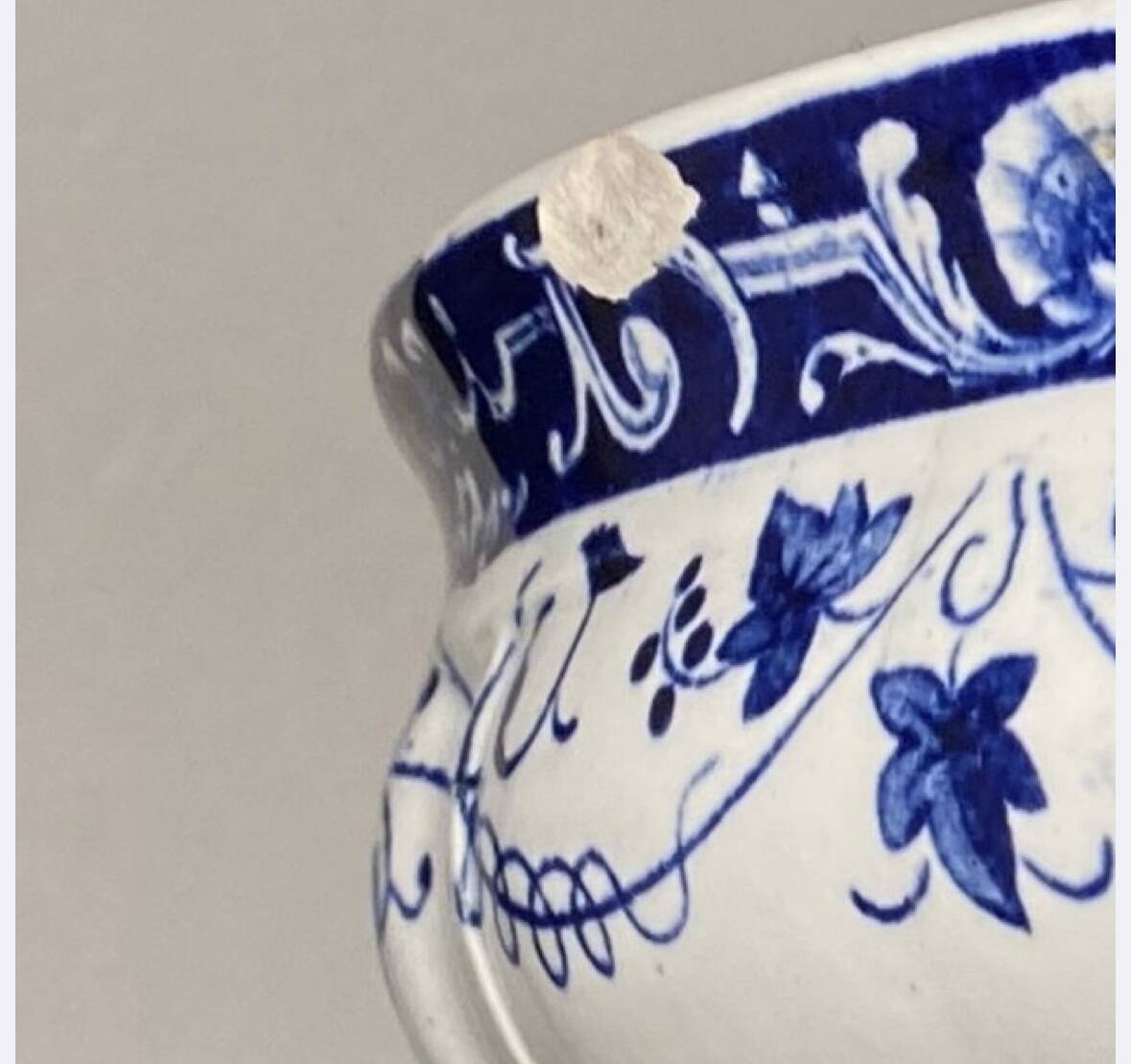 4 old Moustiers plates