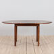 Italian mid century round extension dining table in Rosewood by Stildomus