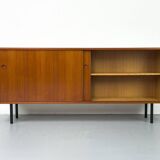 Vintage Teak Sideboard with sliding doors, 1960s