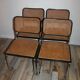 Lot de 4 chaises Marcel Breuer Cesca B32