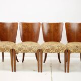 1950s Jindrich Halabala Dining Chairs H-214 for UP Závody, Set of 4