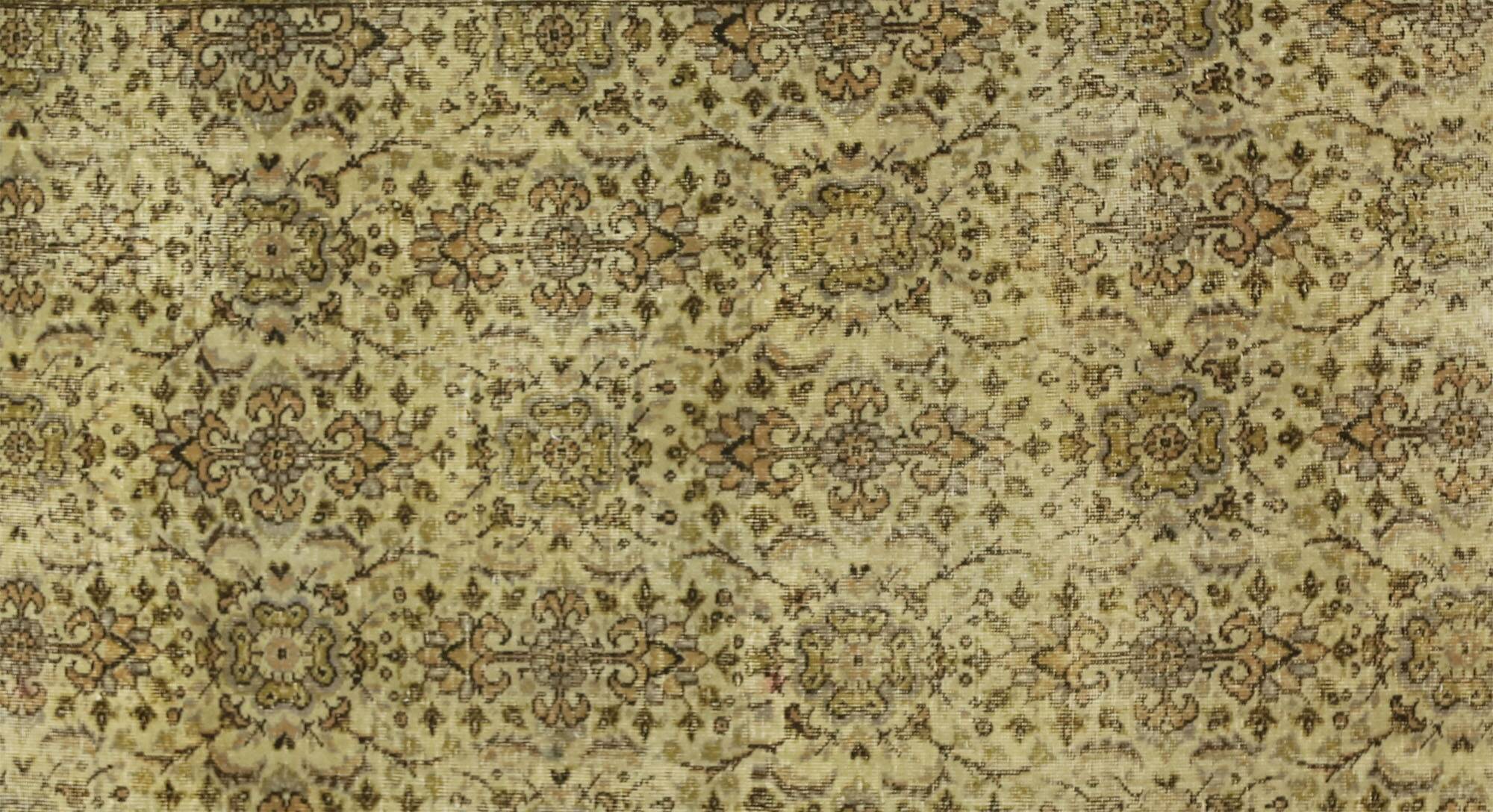 One-of-a-kind turkish handwoven vintage rug - rustic vintage charm 275x 165 cm