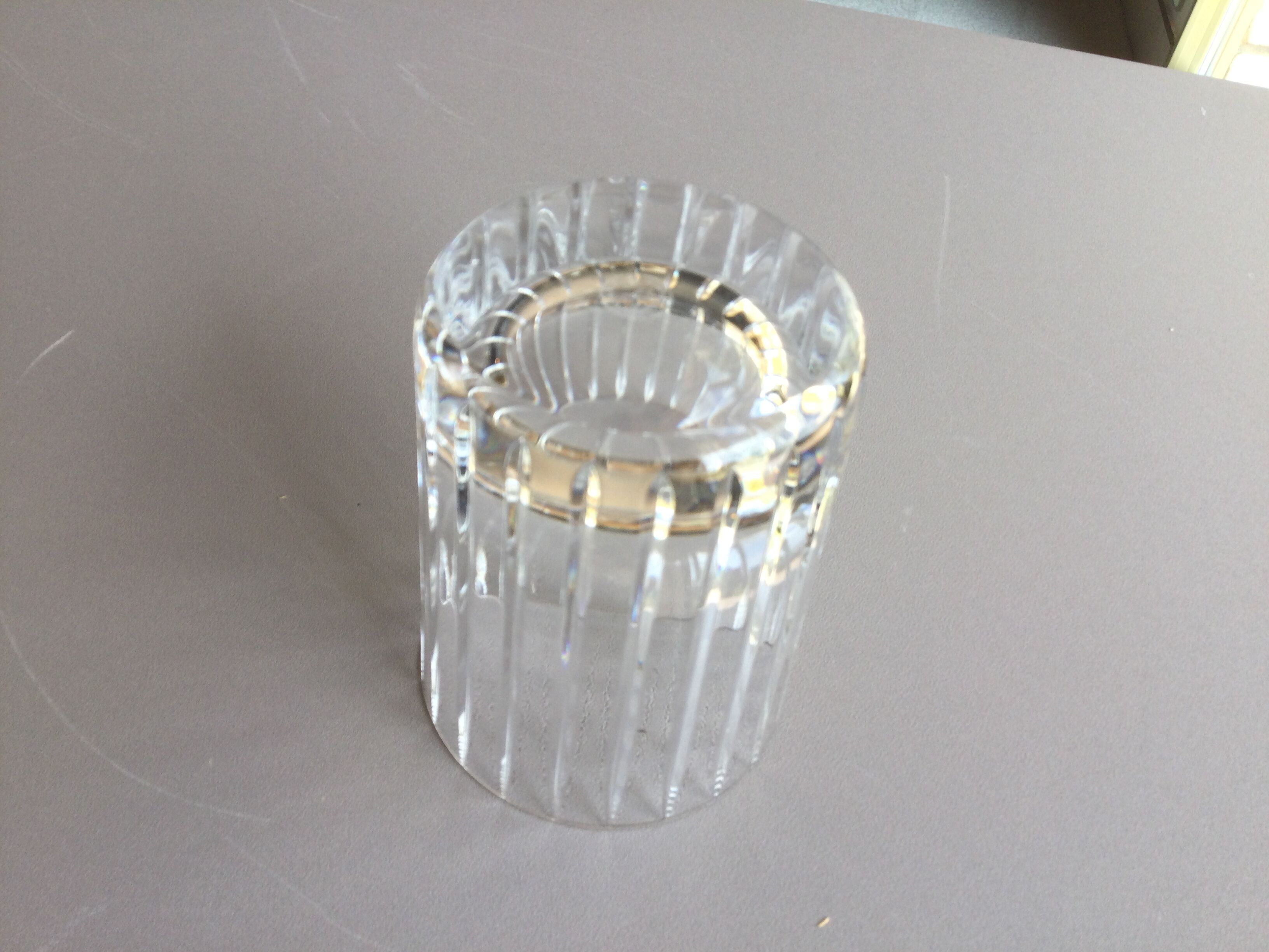 Baccarat crystal whiskey cup