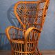 Rattan armchair by Gio Ponti & Lio Carminati Bonacinati edition 1950