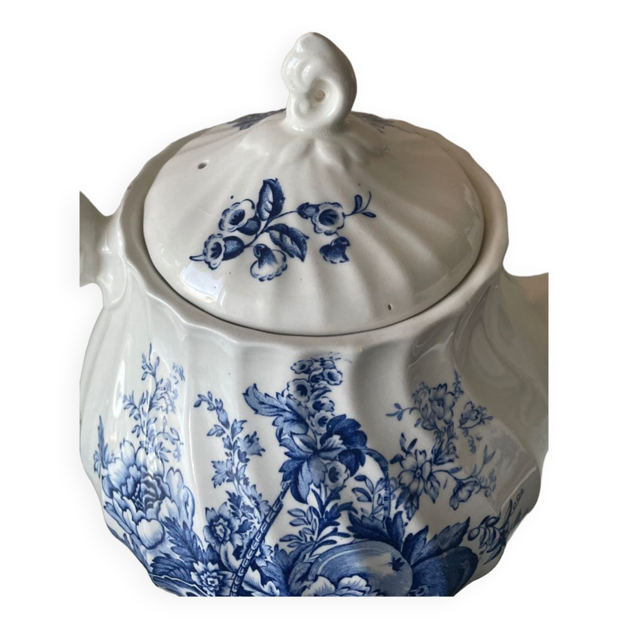 Vintage blue tea/coffee service Bountiful Design by Myott