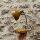 Vintage Desk Lamp "Cocotte" – 1970s – Mustard Yellow & Chrome
