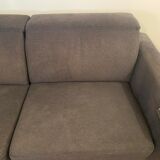 Dark gray sofa 3 places Boconcept electric
