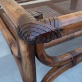 Table basse en bambou