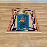 Large silk hanging decoration.